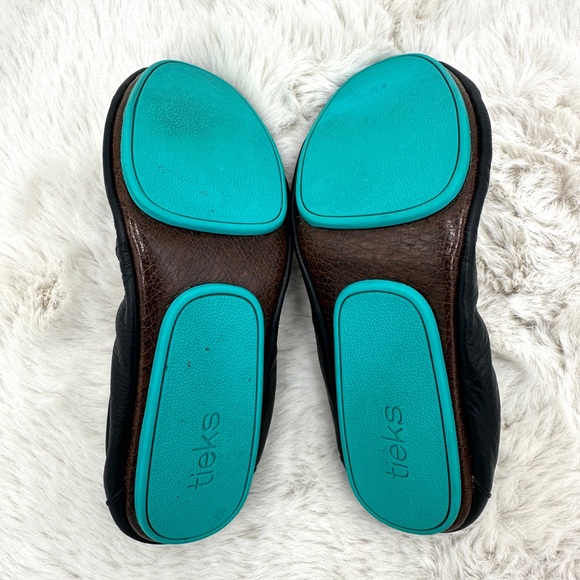 Tieks By Gavrieli‎ Foldable Ballerina Ballet Flats Black leather size 9 black - Picture 10 of 10